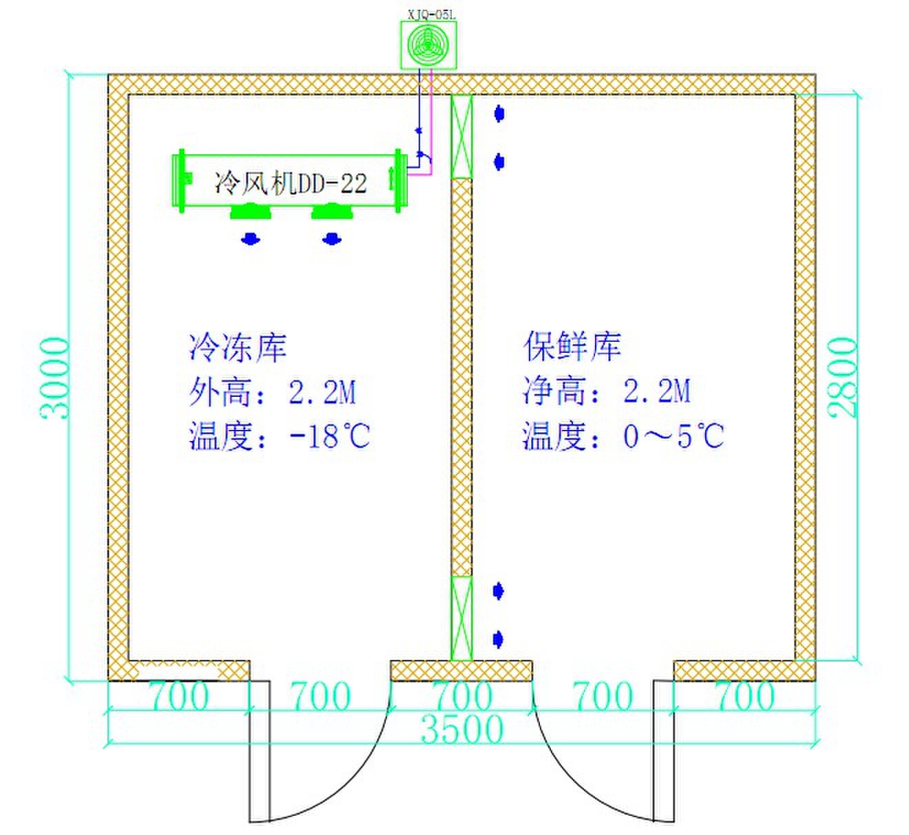 10平方食堂冷库平面图.jpg