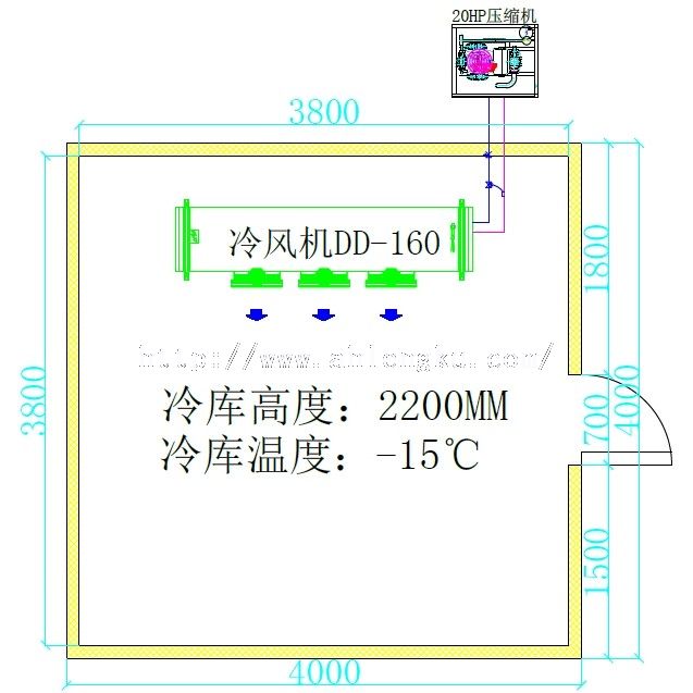 16平方化工冷库平面图.jpg